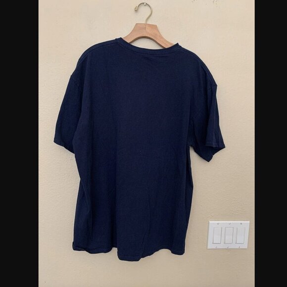 Fifth Sun Star Wars T-Shirt M Christmas Ugly Sweater Dark Side Darth Vader Blue - Picture 3 of 3